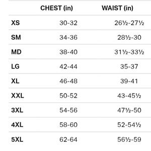 Sizing Chart - Do Not Buy
